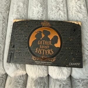 ColourPop Hocus Pocus makeup eye shadow pallet collaboration.